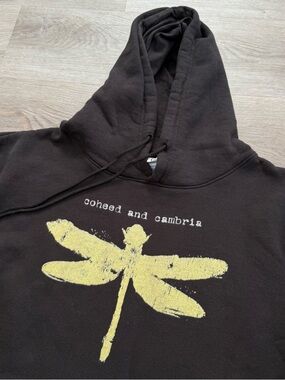 Vintage Coheed And Cambria Hoodie Sweatshirt Pullover Y2K Rock Emo Band Mens L